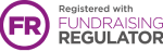 Registered with the fundraising regulator logo